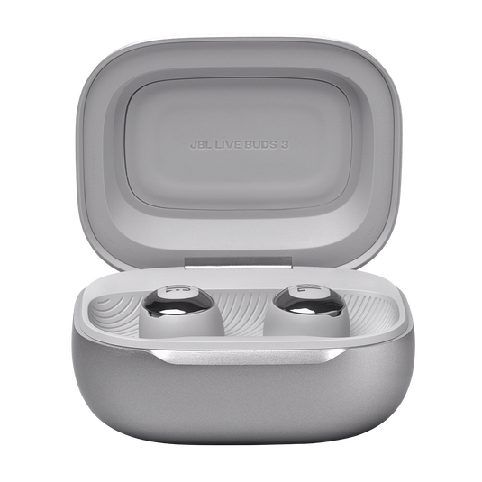 JBL Live Buds 3 - Silver - True wireless Noise Cancelling bud-type earbuds - Detailshot 2 image number null